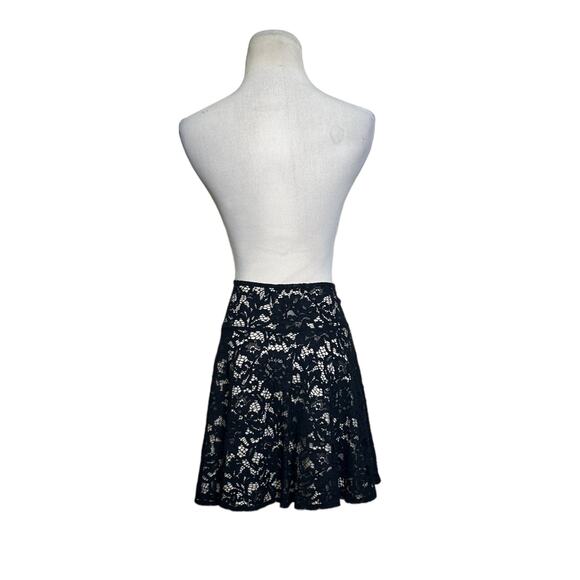 Paris Sunday black lace lined pleated mini skirt size Medium - Picture 12 of 12